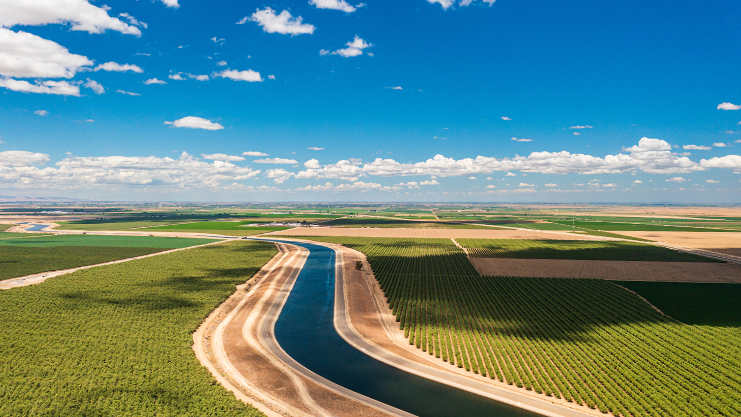 river fields landscape